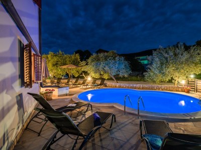 Apartment Two bedroom apartment with terrace and sea view Drenje, Labin A-22999-b - Outdoor photo 9