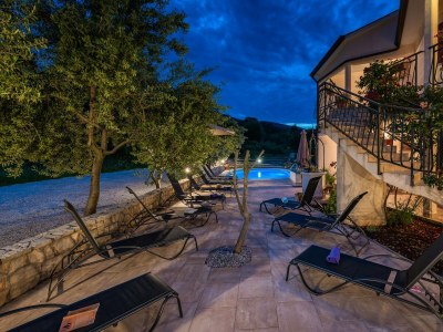 Apartment Two bedroom apartment with terrace and sea view Drenje, Labin A-22999-b - Outdoor photo 32