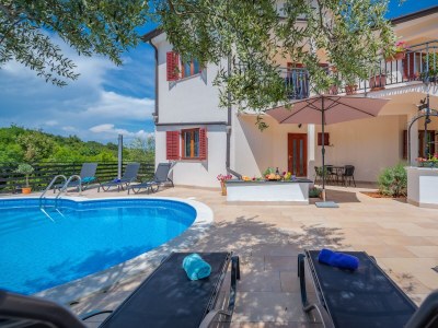 Apartment Two bedroom apartment with balcony and sea view Drenje, Labin A-22999-c - Outdoor photo 9