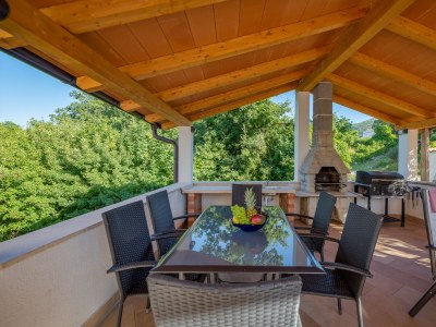 Apartment Two bedroom apartment with balcony and sea view Drenje, Labin A-22999-c - Outdoor photo 12