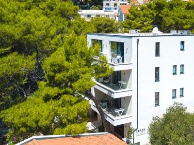 Apartment One bedroom apartment near beach Brela, Makarska A-6007-g - Outdoor photo 4