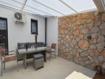 Apartment One bedroom apartment with terrace Vantačići, Krk A-19387-a - Outdoor photo 12