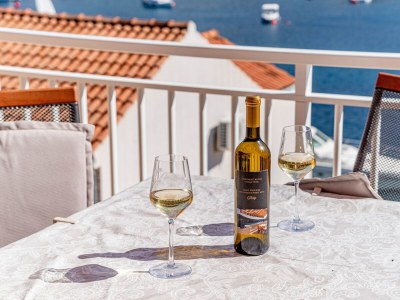 Apartment One bedroom apartment with terrace and sea view Brna, Korčula A-10057-c - Outdoor photo 29