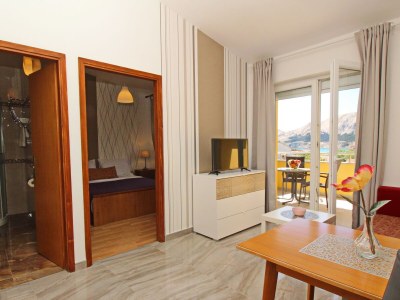 Apartment One bedroom apartment with terrace and sea view Baška, Krk A-18716-f - Outdoor photo 6