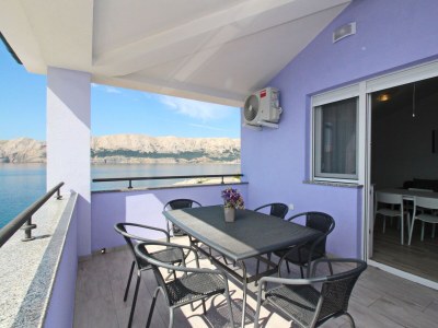 Apartment Two bedroom apartment with terrace and sea view Baška, Krk A-18824-a - Outdoor photo 22