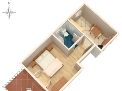 Apartment One bedroom apartment with terrace and sea view Stara Novalja, Pag A-6469-b - Outdoor photo 23