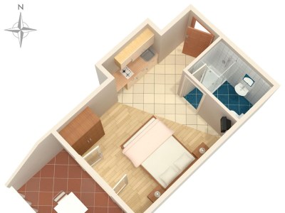 Apartment Studio flat with terrace and sea view Stara Novalja, Pag AS-6469-b - Outdoor photo 20