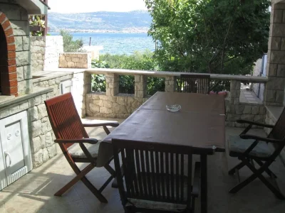 Apartment One bedroom apartment with terrace and sea view Slatine, Čiovo A-17456-c - Outdoor photo 12