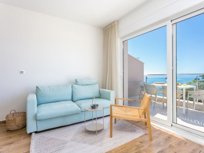 Apartment One bedroom apartment with terrace and sea view Pisak, Omiš A-21568-a - Outdoor photo 11