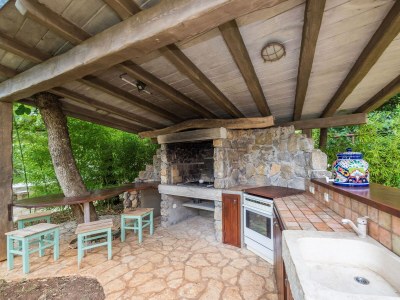 Holiday house Four-bedroom house with terrace and sea view Čižići, Krk K-23987 - Outdoor photo 8