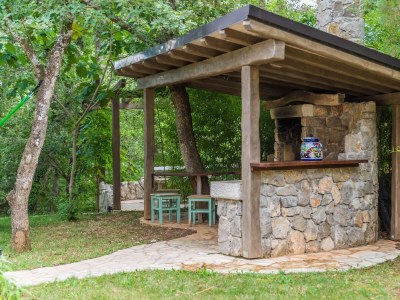 Holiday house Four-bedroom house with terrace and sea view Čižići, Krk K-23987 - Outdoor photo 11