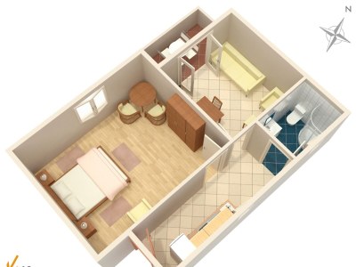 Apartment One bedroom apartment near beach Vodice A-4198-b - Outdoor photo 23