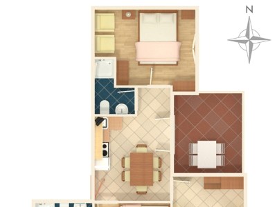 Apartment Two bedroom apartment with terrace and sea view Suha Punta, Rab A-5050-a - Outdoor photo 31