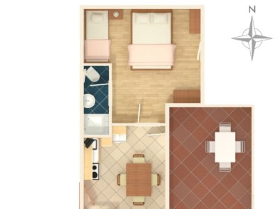 Apartment Two bedroom apartment with terrace Suha Punta, Rab A-5050-c - Outdoor photo 23