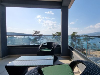 Apartment One bedroom apartment with terrace and sea view Šilo, Krk A-21242-a - Outdoor photo 26