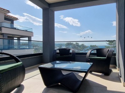 Apartment One bedroom apartment with terrace and sea view Šilo, Krk A-21242-c - Outdoor photo 28