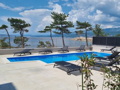 Apartment One bedroom apartment with terrace and sea view Šilo, Krk A-21242-d - Outdoor photo 10