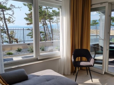 Apartment One bedroom apartment with terrace and sea view Šilo, Krk A-21242-e - Outdoor photo 14