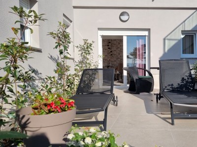 Apartment One bedroom apartment with terrace and sea view Šilo, Krk A-21242-h in Silo - Apartment