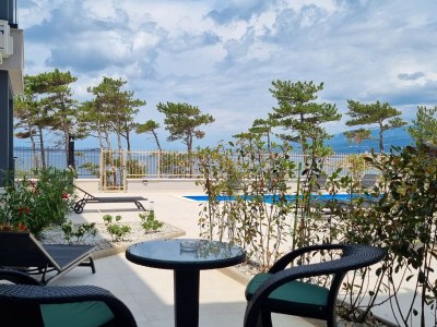 Apartment Studio flat with terrace and sea view Šilo, Krk AS-21242-a - Outdoor photo 19