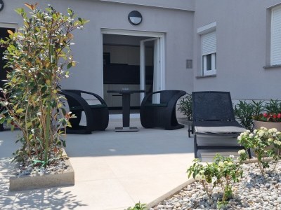 Apartment Studio flat with terrace and sea view Šilo, Krk AS-21242-a - Outdoor photo 20