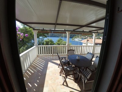 Apartment Two bedroom apartment with terrace and sea view Brna, Korčula A-15730-a - Outdoor photo 20