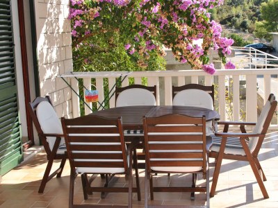 Apartment Two bedroom apartment with terrace and sea view Brna, Korčula A-15730-a - Outdoor photo 21