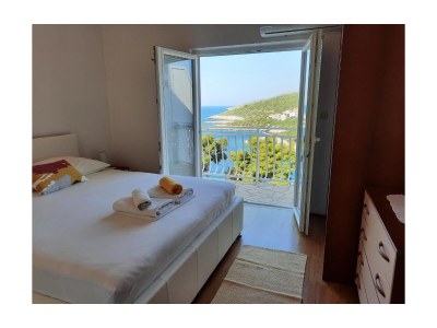 Apartment Two bedroom apartment with terrace and sea view Zavalatica, Korčula A-14204-b - Outdoor photo 12