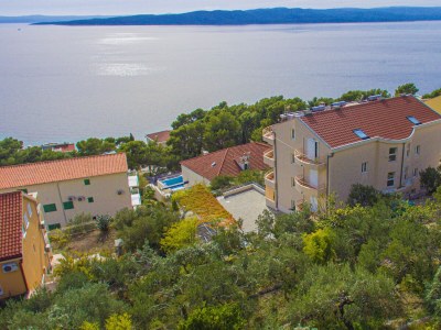 Apartment Two bedroom apartment with terrace and sea view Brela, Makarska A-20065-a - Outdoor photo 3