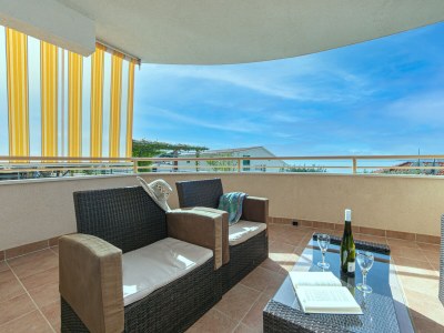 Apartment Two bedroom apartment with terrace and sea view Brela, Makarska A-20065-a - Outdoor photo 28