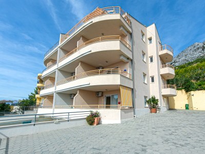 Apartment Two bedroom apartment with terrace and sea view Brela, Makarska A-20066-a - Outdoor photo 5