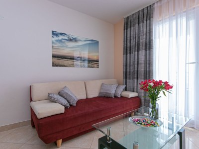Apartment Two bedroom apartment with terrace and sea view Brela, Makarska A-20066-a - Outdoor photo 14