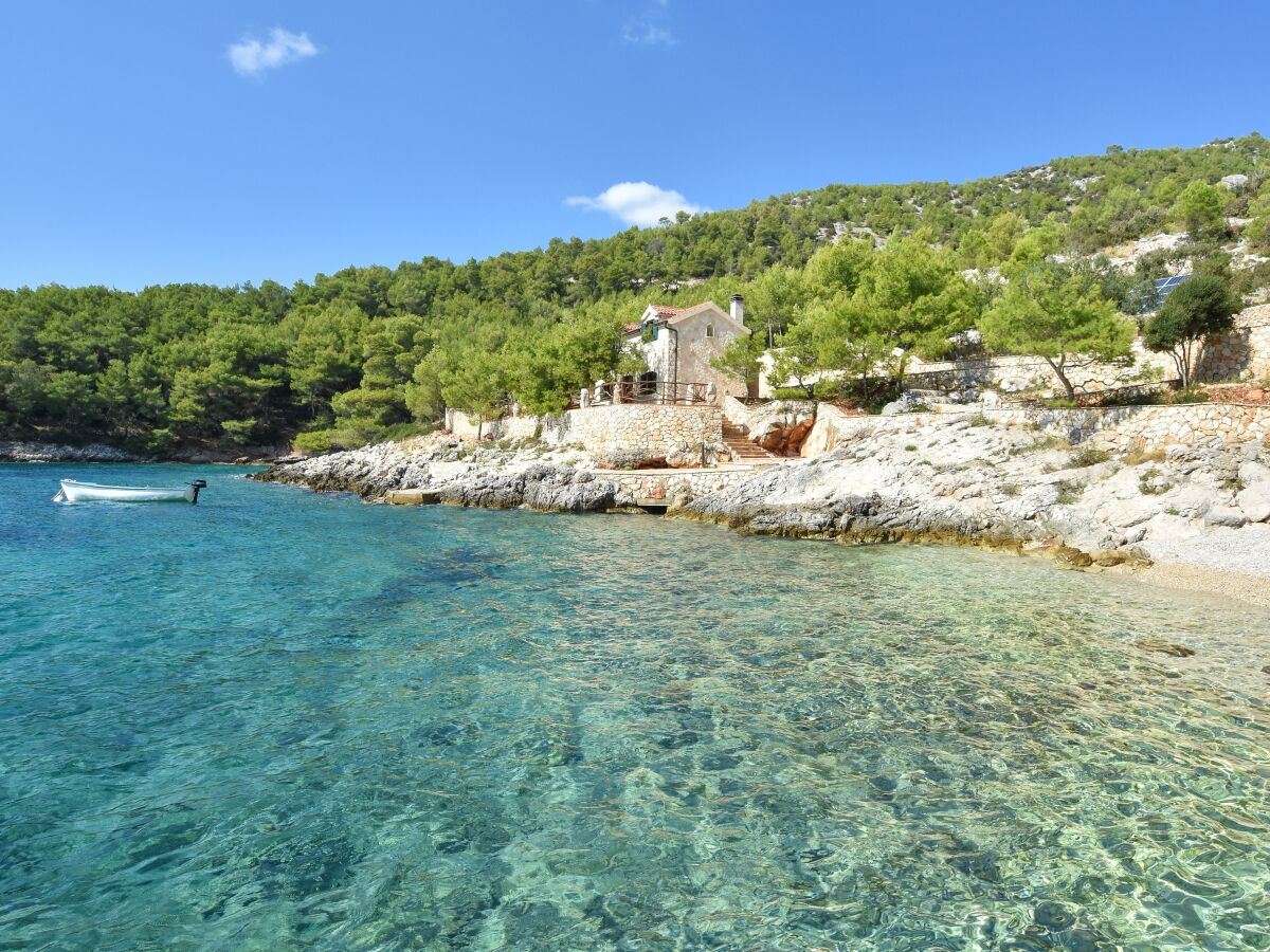 Holiday house Two bedroom house near beach Cove Golubinka, Hvar K-14344 - Outdoor photo 2