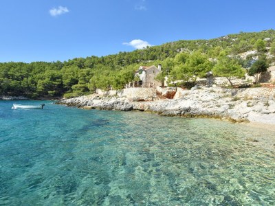 Holiday house Two bedroom house near beach Cove Golubinka, Hvar K-14344 - Outdoor photo 2