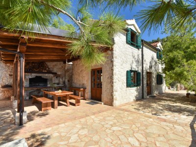 Holiday house Two bedroom house near beach Cove Golubinka, Hvar K-14344 - Outdoor photo 39