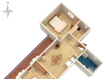 Apartment Two bedroom apartment with balcony and sea view Gradac, Makarska A-6820-b - Outdoor photo 27