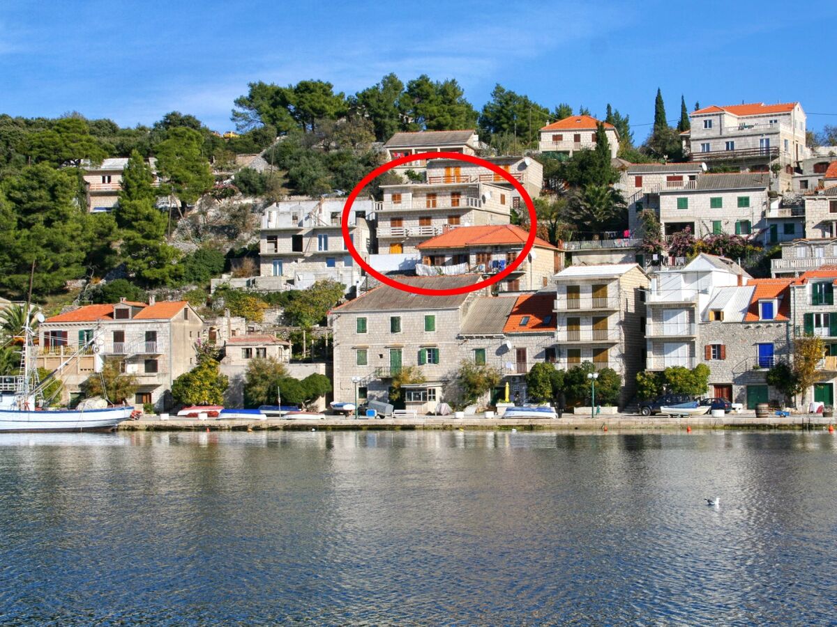 Apartment One bedroom apartment with balcony and sea view Povlja, Brač A-14399-d - Outdoor photo 2