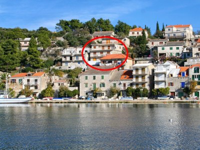 Apartment One bedroom apartment with balcony and sea view Povlja, Brač A-14399-d - Outdoor photo 2