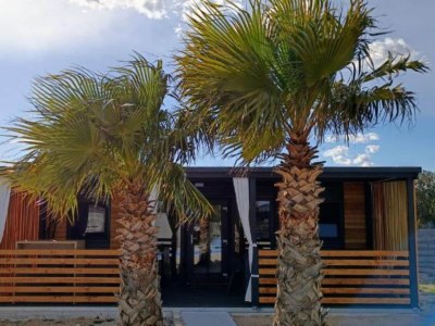 caravan Standard Two Bedroom Mobile Home with Terrace and Sea View (Br3) in Pirovac - caravan