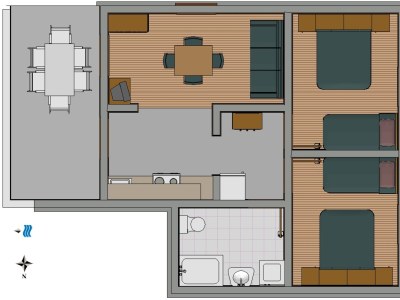 Apartment Two bedroom apartment near beach Brna, Korčula A-560-a - Outdoor photo 24