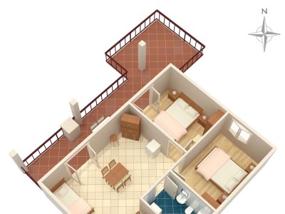 Apartment Two bedroom apartment with terrace and sea view Stupin Čeline, Rogoznica A-2096-a - Outdoor photo 28