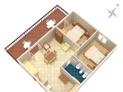 Apartment Two bedroom apartment with terrace and sea view Stupin Čeline, Rogoznica A-2096-b - Outdoor photo 31