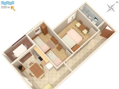 Apartment Two bedroom apartment with terrace and sea view Stari Grad, Hvar A-4015-a - Outdoor photo 29