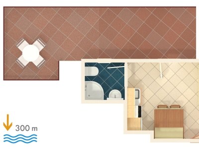 Apartment One bedroom apartment with terrace and sea view Stanići, Omiš A-2818-b - Outdoor photo 23