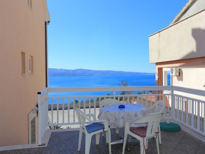 Apartment One bedroom apartment with terrace and sea view Stanići, Omiš A-2818-b - Outdoor photo 24