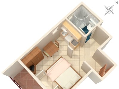 Apartment Studio flat with balcony and sea view Stanići, Omiš AS-2818-b - Outdoor photo 22