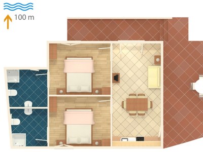 Apartment Two bedroom apartment with terrace Arbanija, Čiovo A-4320-b - Outdoor photo 13