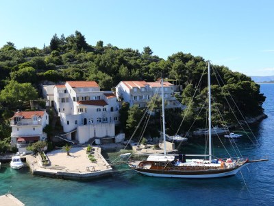 Apartment One bedroom apartment near beach Račišće, Korčula A-4360-a - Outdoor photo 22