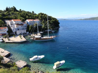 Apartment One bedroom apartment near beach Račišće, Korčula A-4360-a - Outdoor photo 24
