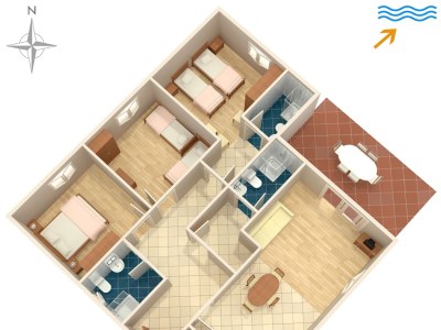 Apartment Three bedroom apartment near beach Korčula A-4407-a - Outdoor photo 38